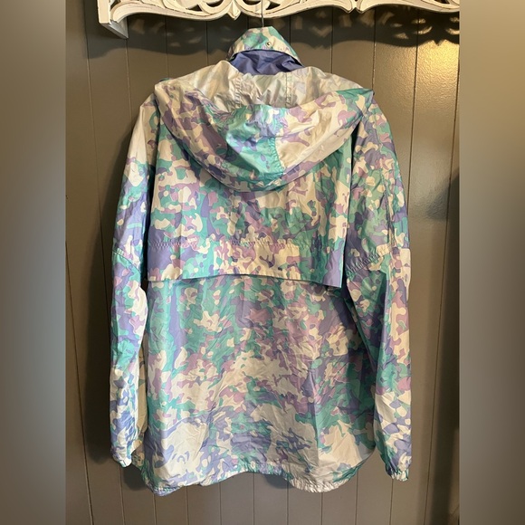 Lauren James water resistant hooded lightweight anorak jacket purple camo - Picture 4 of 4